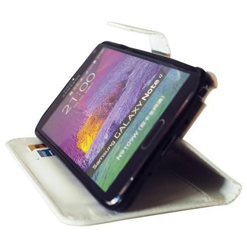 Exian Fitted Soft Shell Case for Samsung Galaxy Note 4 - White