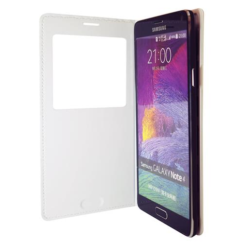 Étui souple ajusté d’Exian pour Galaxy Note 4 de Samsung - Blanc