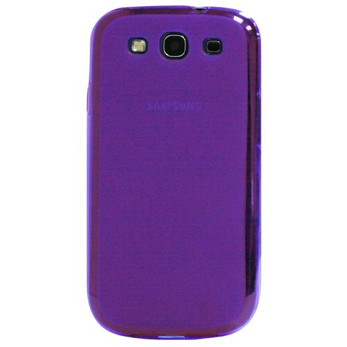 Étui souple ajusté d’Exian pour Galaxy S3 de Samsung - Violet