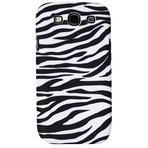 Exian Samsung Galaxy S3 Hard Plastic Case Zebra Pattern