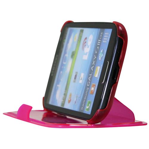 Étui souple ajusté d’Exian pour Galaxy S3 de Samsung - Rose