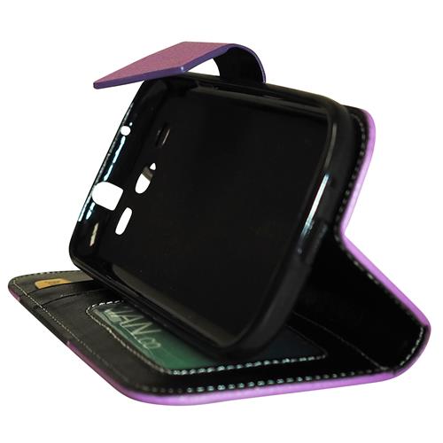 Exian Fitted Soft Shell Case for Samsung Galaxy S3 - Purple/Black