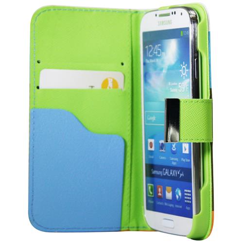 Exian Fitted Soft Shell Case for Samsung Galaxy S4 - Blue