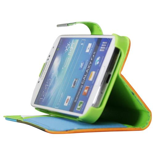 Exian Fitted Soft Shell Case for Samsung Galaxy S4 - Blue