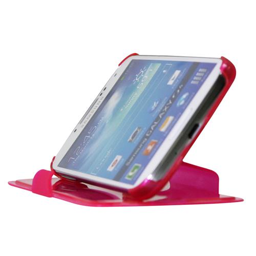 Exian Fitted Soft Shell Case for Samsung Galaxy S4 - Pink