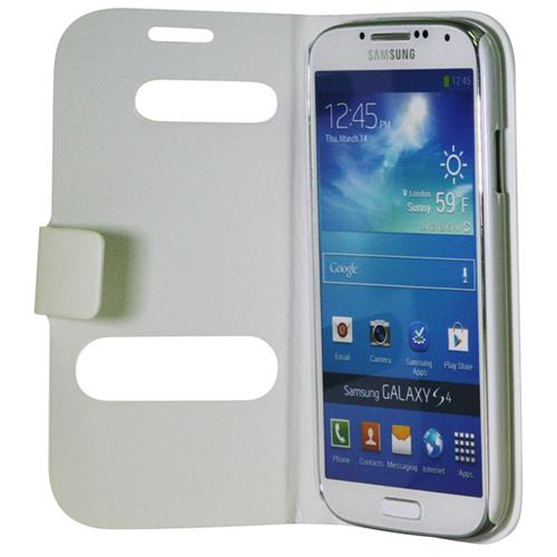 Exian Fitted Soft Shell Case for Samsung Galaxy S4 - White