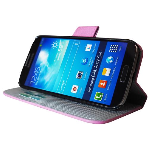 Étui souple ajusté d’Exian pour Galaxy S4 de Samsung - Rose