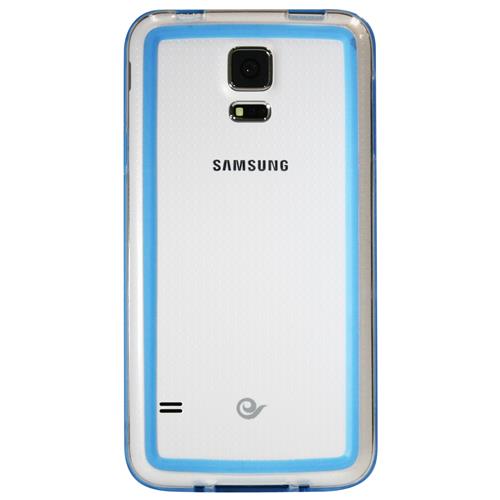 Exian Fitted Soft Shell Case for Samsung Galaxy S5 - Blue
