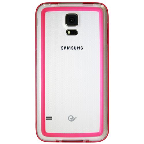 Exian Fitted Soft Shell Case for Samsung Galaxy S5 - Pink
