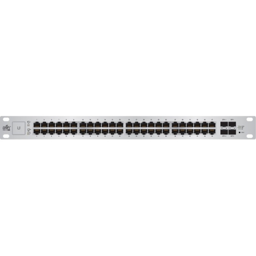 Ubiquiti UniFi 48-port Managed Gigabit Switch with 2-port SFP+ and 2-port SFP - 500-watt - Rackmountable