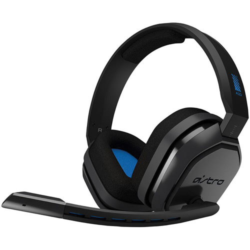ASTRO Gaming A10 Over-Ear Sound Isolating Gaming Headset for PlayStation - Black/Blue