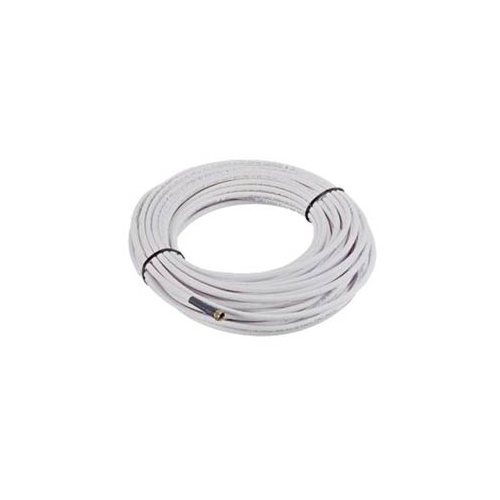 Câble coaxial RG6 blanc à faible perte de 20 pi de Wilson Cable pour amplificateurs DT et DT Pro