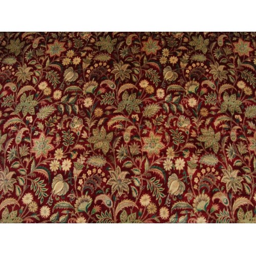 Ahmedani Love Flowers Exclusive Designed Hand Knotted Fine Carpet 9.1' x 12.3' Area Rug - Red