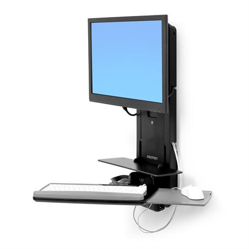 Ergotron StyleView Sit-Stand Vertical Lift, Patient Room