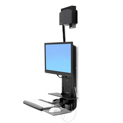 Ergotron StyleView Sit-Stand Vertical Lift, Patient Room