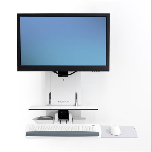 Ergotron StyleView Sit-Stand Vertical Lift, Patient Room