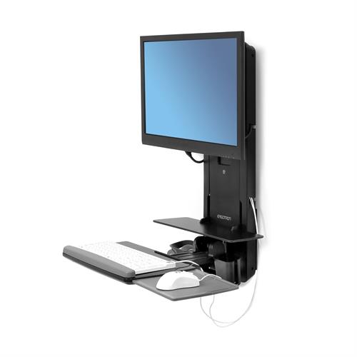 Ergotron StyleView Sit-Stand Vertical Lift, Patient Room