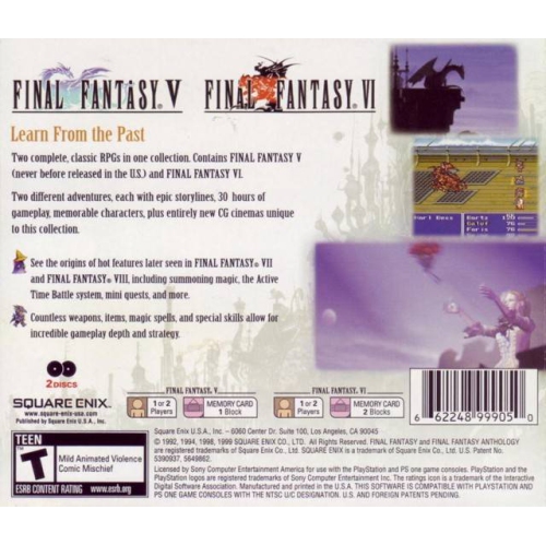 Final Fantasy Anthology – 5 et 6 Greatest Hits