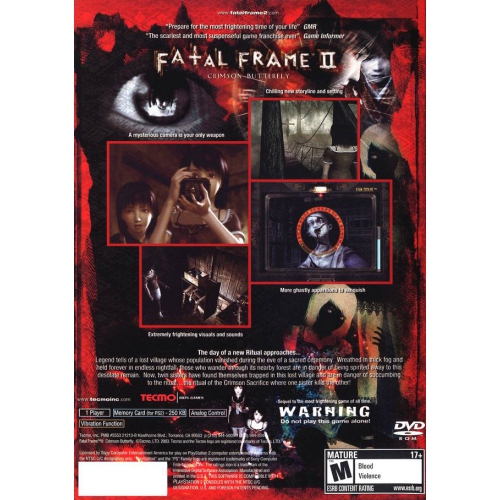 Fatal Frame Ii 2: Crimson Butterfly