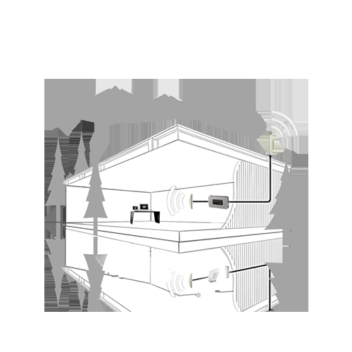 Smoothtalker Stealth X2 60db Extreme Power Dual-Band Building Cellular Signal booster Kit. Covers up to 5,000 sq. ft.