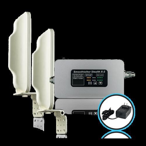 Smoothtalker Stealth X2 70db Extreme Power Dual-Band Building Cellular Signal booster Kit. Covers up to 18,000 sq. ft.