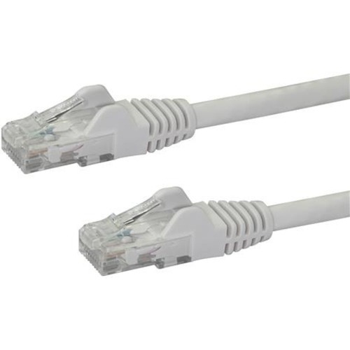 CABLE 12 FT WHITE SNAGLESS CAT6 PATCH