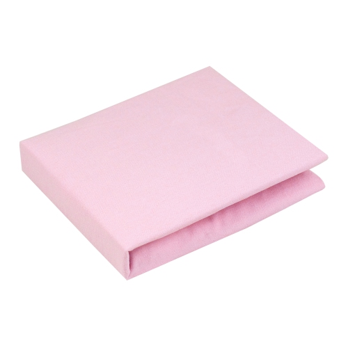 Kushies Flannel Fitted Change Pad Sheet with Slits - Pink
