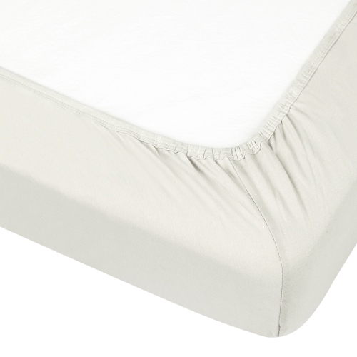 Kushies Organic Jersey Fitted Crib Sheet - Ecru
