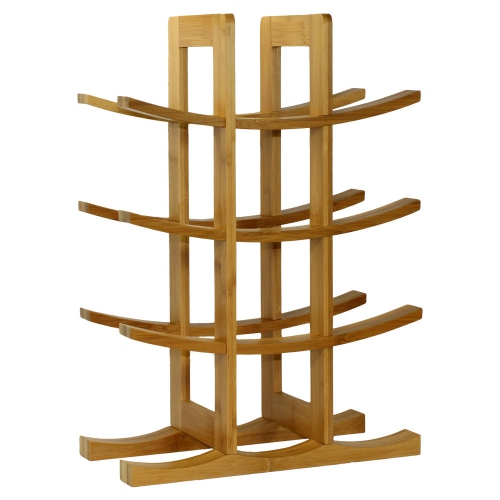 Oceanstar 12-Bottle Natural Bambbo Wine Rack WR1149