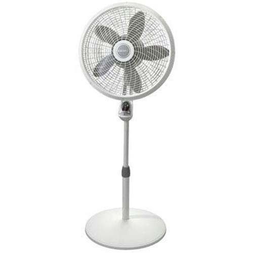 LASKO PRODUCTS  1885 18 In. Pedestal Fan In White