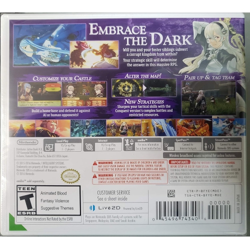 3DS - FIRE EMBLEM FATES CONQUEST