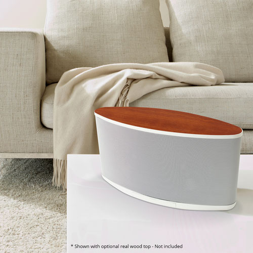 AxiomAir Portable Wireless Wifi Speaker - White with 9 Hour Battery