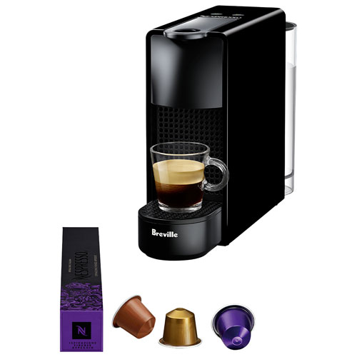 Nespresso Essenza Mini Espresso Machine by Breville - Piano Black