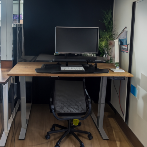 Standing Desk Riser, Dual Monitor Capable, High Lift Capacity, Height Adjustable From Sit to Stand Positions