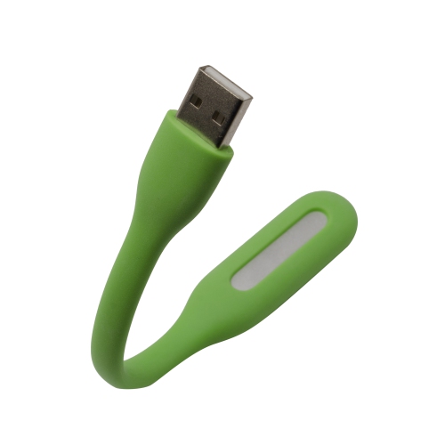ESOURCE PARTS  Portable USB Led Light Bendable Mini Lamp - In Green