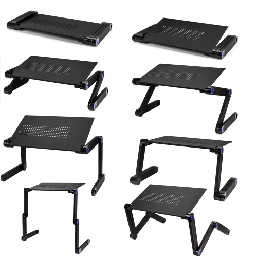 Anthrodesk Laptop Stand with Adjustable Folding Ergonomic Design Stand for Ultrabook, Netbook, or Tablet