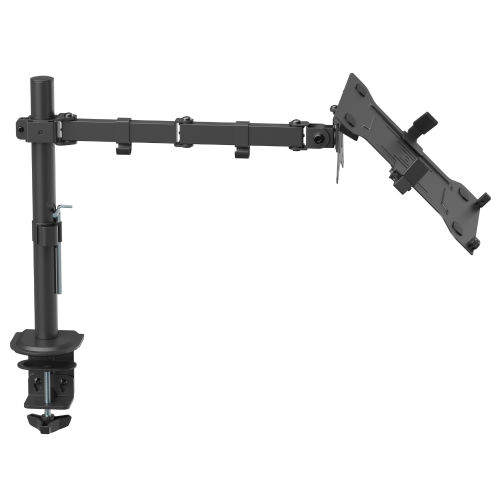 AnthroDesk Laptop / Notebook Desk Stand / Mount with Full Motion Adjustable Extension Arm with Tilt