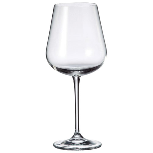 Verre à vin rouge de 540 ml de Crystalite Bohemia - Ensemble de 6