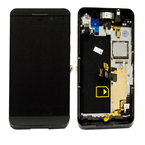 Blackberry Z10 LCD Digitizer Assembly with Frame 4G Version - Black