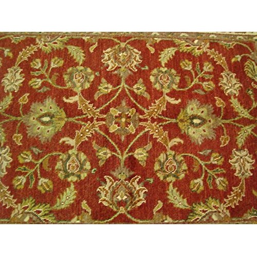 Chobi Zeigler Mahal Exclusive Designed Rare Vege Dyed Area Rugs Hand Knotted Carpet'