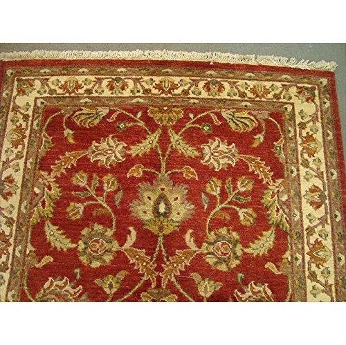 Chobi Zeigler Mahal Exclusive Designed Rare Vege Dyed Area Rugs Hand Knotted Carpet'