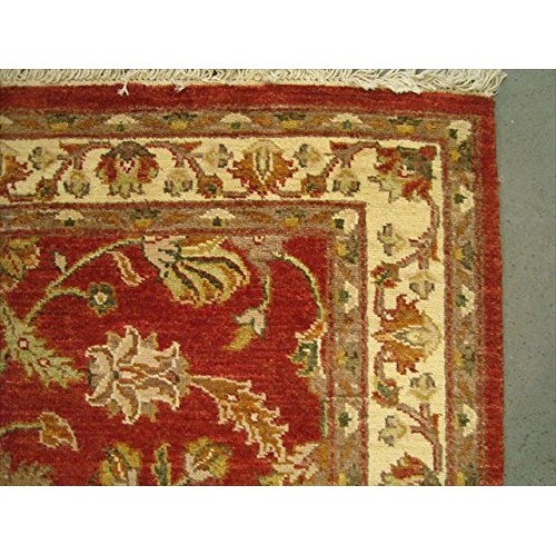 Chobi Zeigler Mahal Exclusive Designed Rare Vege Dyed Area Rugs Hand Knotted Carpet'