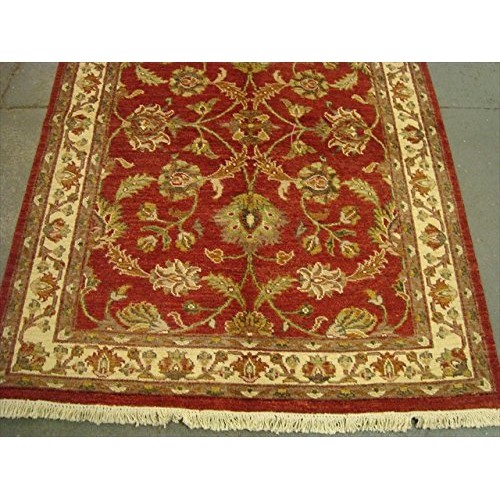 Chobi Zeigler Mahal Exclusive Designed Rare Vege Dyed Area Rugs Hand Knotted Carpet'