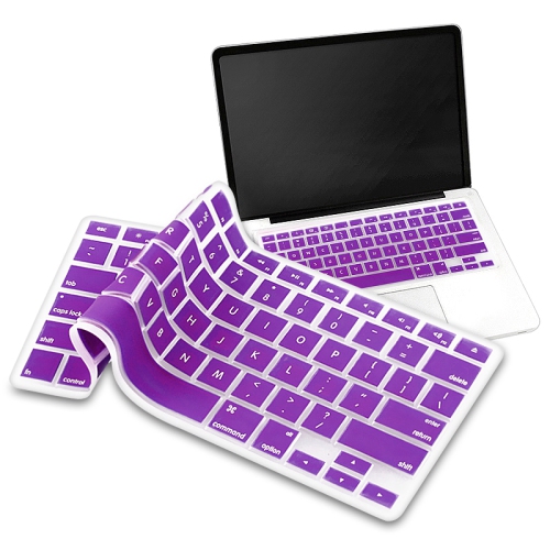 Macbook 13" / 15" Keyboard Skin Cover - Purple