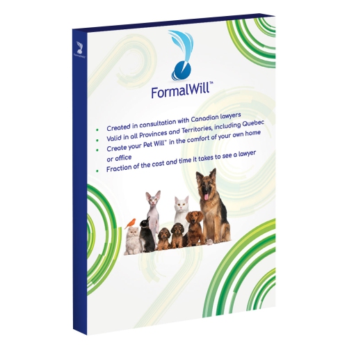 FormalWill™ Fully Customized Canadian Pet Will™ Kit