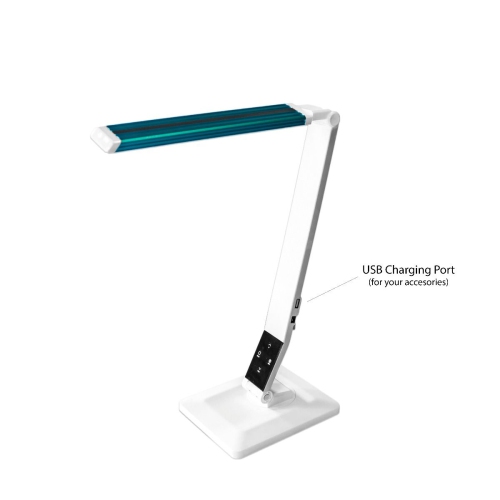 Dimmable Led Desk Lamp With Touch Sensitive Control Panel And Usb