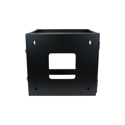 StarTech 8U 22in Depth Hinged Open Frame Wallmount Server Rack