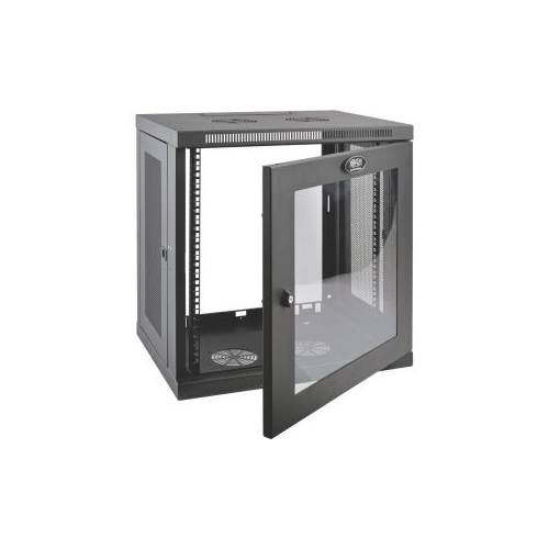 Tripp Lite SRW12UG SmartRack 12U Low-Profile Switch-Depth Wall-Mount Rack Enclosure Cabinet