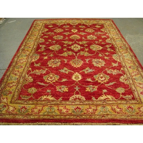 Exclusive Chobi Veg Dyed Mahal Zeiglar Rectangle Area Rug Hand Knotted Carpet'