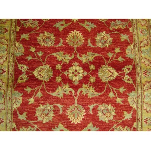 Exclusive Chobi Veg Dyed Mahal Zeiglar Rectangle Area Rug Hand Knotted Carpet'